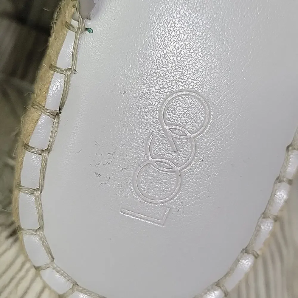 Logo by Lori Goldstein Lindsay Leather Snake Double Strap Sandals Womens Size 6